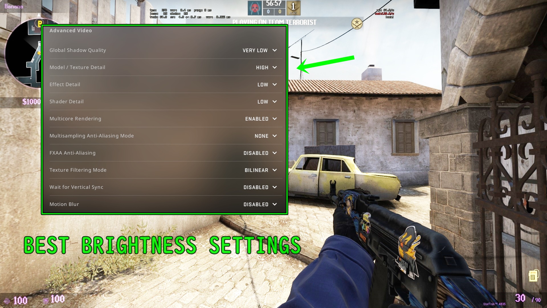 CSGO を有利にする最適な明るさ設定